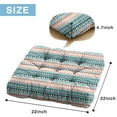 thumbnail image 7 of Square Meditation Pillow 22 Inch, Dutch Velvet Boho Floor Cushion for Yoga, Reading, and Rest, 7 of 7