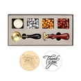 thumbnail image 1 of Zootealy Retro Letters Wax Seal Stamp Set Handmade DIY Envelope Seal Holiday Gift, 1 of 6