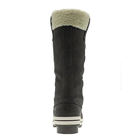 arcticshield women's waterproof memory foam fur winter snow boots