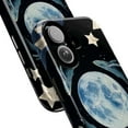 thumbnail image 2 of Whale and Moon Phone Case, Night Sky Ocean Art with Blue Full Moon & Stars, Celestial Marine Life Design, Protective iPhone Case for iPhone 16 15 14 13 12 11 Plus Pro Max Mini, 2 of 6