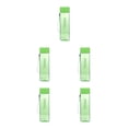 thumbnail image 2 of Wosthever Botella de agua Contenedor de líquido Cuadrado a prueba de fugas 450 ml Gran capacidad Deportes Taza al aire libre Contenedores para beber Verde Verde transparente 5piezas Wosthever CBP175550, 2 of 4