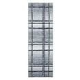 thumbnail image 2 of HOMERRY Plaid Print Runner 2' x 6' for Hallway Modern Washable Throw Rugs for Kitchen Indoor Carpet, Gray, 2 of 5