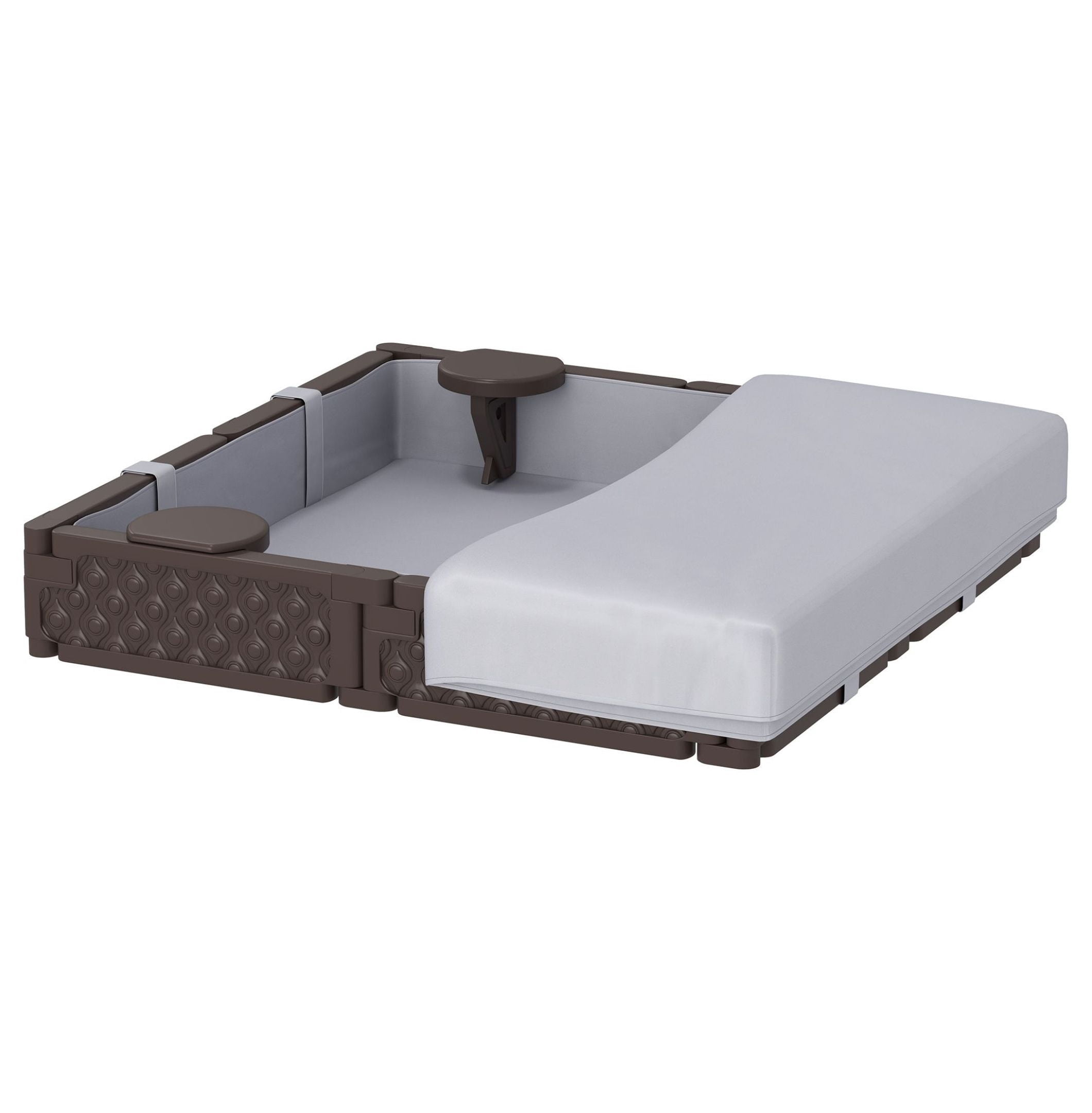 Sandlock Outside Outdoor Sandbox with Lid, Corner Seat & Cover