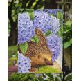 thumbnail image 3 of Carolines Treasures ASA2001GF Hedgehog & Hydrangea Flag Garden Size, 3 of 3