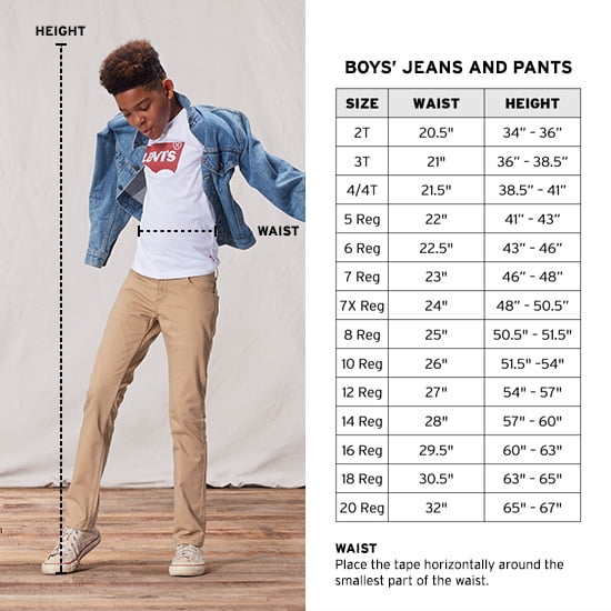 Levi's Boys' Regular Taper Fit Jeans, Sizes 4-20 