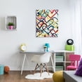 thumbnail image 2 of Stupell Industries Playful Heart Shapes Graffiti Collage over White Modern Painting Gallery-Wrapped Canvas Print Wall Art, 30 x 40, Design by June Erica Vess, 2 of 5