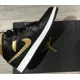 thumbnail image 5 of N I-K-E A i r-Jor-dan 1 Mid SE Men's Metallic Gold Patent Black/White Size 11 New Rare, 5 of 5