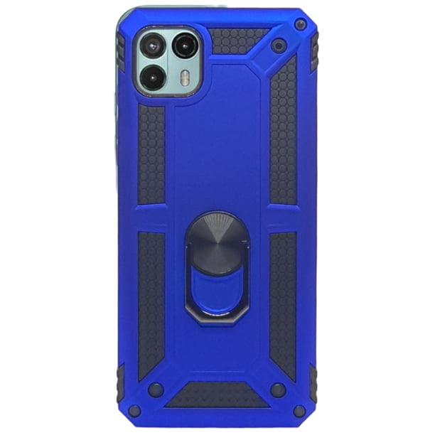 Funda Uso Rudo Cely Vesmir con Anillo Magnético Para Motorola G50 5G Azul Rey