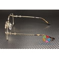 thumbnail image 4 of GUCCI GG0883OA 003 Rectangular Gold Havana Demo Lens 55 mm Women's Eyeglasses, 4 of 6