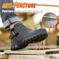 thumbnail image 2 of AUXDIQ Steel Toe Work Boots for Men Women Non Slip Industrial Safety Shoes for Construction, 2 of 5
