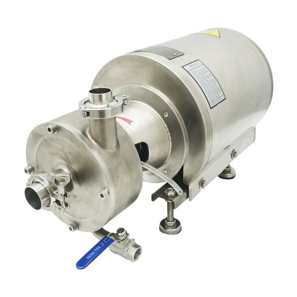 INTBUYING Emulsion Pump High Shear Emulsifying Pump Single Stage Pipeline for Mixing Dispersion Emulsification 110V 2.2KW