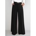thumbnail image 2 of Pantalones anchos PRETTYGARDEN 2025 de cintura alta para mujer, 2 of 6