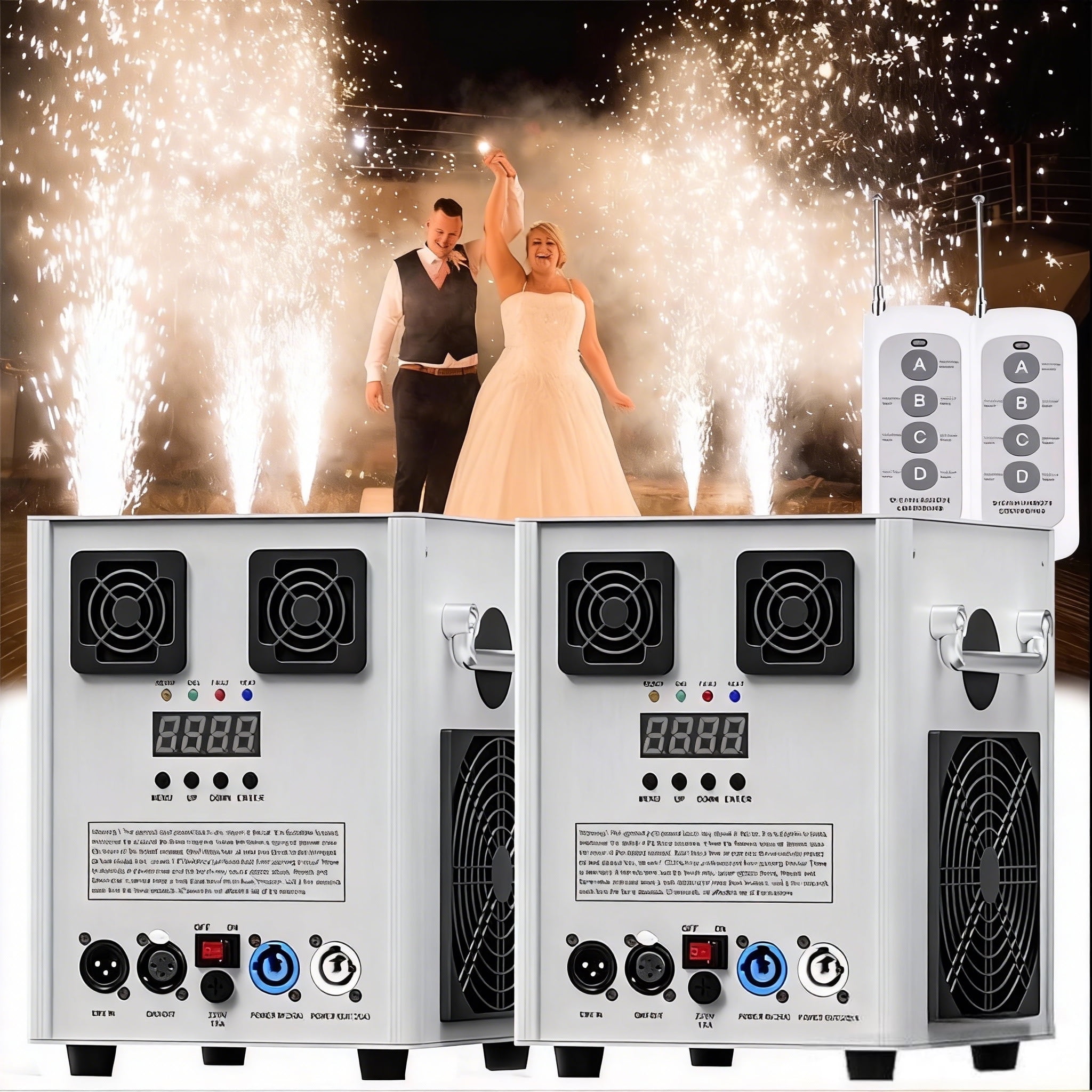 700W Cold Spark Machine, Stage Firework Effect Accessories, DMX