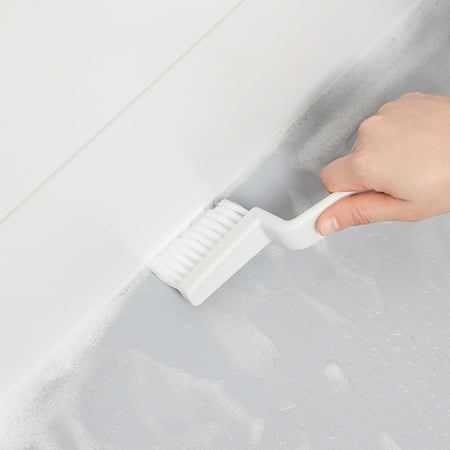 

QXuchild Floor Crevice Brush Hanging Hole Design Comfortable Grip Strong Decontamination Dense Bristles Grout Brush Clean The Crevices Labor Saving Anti-crack Cleaning Brush for Bathroom