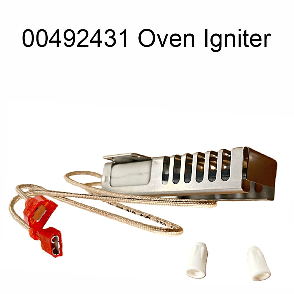 TOP-MAX 00492431 Oven Igniter, Gas Range Igniter Replacement Part, fit for Thermador Select Kenmore Stoves/Ovens/Ranges, Replace AP3674290, 00487383, 00610098, 1107469, 20-01-500