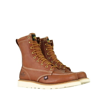 Thorogood Men's American Heritage 814-4201 8" Tobacco Oil-Tanned Moc Soft Toe Boot