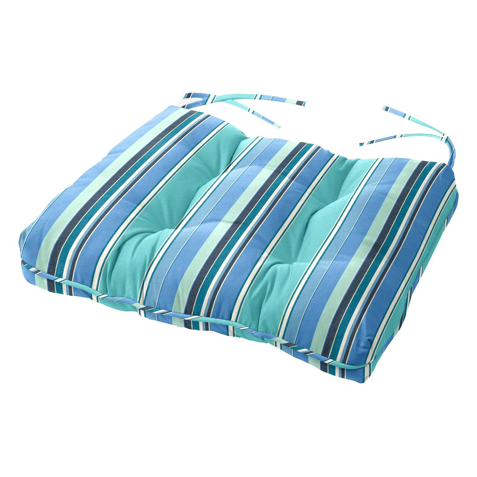 Cushion Source 22.5 x 22 in. Striped Sunbrella Chair Cushion