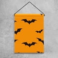 thumbnail image 4 of Halloween Bats on Orange Background Double Sided Garden Flag Decorative Weather Resistant Yard Flag, Large DIY Vertical Flag for Farmhouse Patio Lawn, 28x40 Inch, 4 of 6