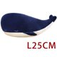thumbnail image 4 of Almohada de peluche de de ballena de peluche de dibujos animados, 25cm SM SunniMix Almohada decorativa, 4 of 8