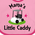 thumbnail image 4 of Inktastic Golfing Mamas Little Caddy Grandkids Golf Girls Baby Bib, 4 of 4