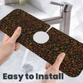 thumbnail image 6 of Xecao Color Music for Kitchen Sink Splash Guard Faucet Mat , Faucet Guard & Draining mat, (15" X 5.5" ), 6 of 7