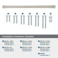 thumbnail image 6 of Amerock Blackrock 12 inch (305mm) Center-to-Center Polished Nickel Appliance Pull, 6 of 9