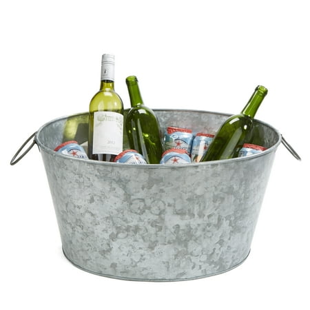 Mind Reader - Beverage Chiller Tub - Silver
