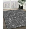 thumbnail image 3 of Ahgly Company Machine Washable Indoor Square Transitional Gray Area Rugs, 5' Square, 3 of 7