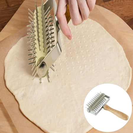

Pizza Pie Pastry Dough Puncher - Cookies Needle Roller Pitter - Kitchen Emboss Tool