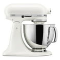 thumbnail image 3 of KitchenAid Artisan Series 5 Qt Stand Mixer, Porcelain White with Flat Beater, Dough Hook, Wire Whip, 3 of 5
