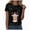 H142-Brick Red, variant on TOWED22 Women's Graphic Christmas T Shirts Casual Crew Neck Short Sleeve Xmas Holiday Tee Winter Tops,M