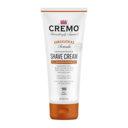 Cremo Astonishingly Superior 6 Fl. Oz. Sandalwood Shave Cream