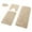 Beige, variant on Qiweii 4PCS Memory Foam Bathroom Rug Set Soft Thick Absorbent Non-Slip Backing Washable Toilet Mat Bath Rug for Home Bathroom
