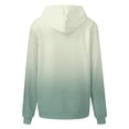 thumbnail image 5 of HAPIMO Gradient Sweatshirt for Women Pocket Drawstring Pullover Tops Solid Color Long Sleeve Relaxed Fit Womens Hoodie Sweatshirt Teen Girls Clothes Green, 5 of 6