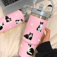 thumbnail image 2 of Cat Gift for Cat Lover,30 oz Cat Tumbler Stainless Steel Insulated with Handle (Cat-Blush, 30 oz), 2 of 5