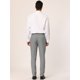 thumbnail image 5 of Lars Amadeus Vestido de hombre Chino Slim Fit Stretch Flat Front Color sólido Pantalones de negocios Gris claro XL, 5 of 6