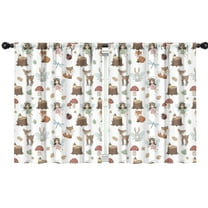 Blackout Kids Curtains,Forest Fairy Princess Pattern Childrens Insulated Curtains Set Of 2,Bedroom Essentials,Toddler Room Decor 42"x54"