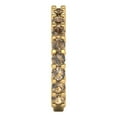 thumbnail image 4 of 1.52 ct Brilliant Round Cut Simulated Champagne 18K Yellow Gold Eternity Band SZ 8.75, 4 of 6