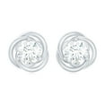 thumbnail image 2 of Rosec Jewels 0.25 CT Natural Diamond Stud Earrings for Women, Diamond Solitaire Earrings, April Birthstone Earrings, 18K White Gold, 2 of 8