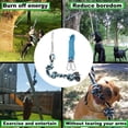 thumbnail image 2 of Spring Pole Dog Rope Toys, Outdoor Hanging Dog Tree Tug Toy , 360 Degree Rotating Muscle Builder Exercise Interactive Tug of War Dog Toy for Indoor Outdoor, 2 of 8
