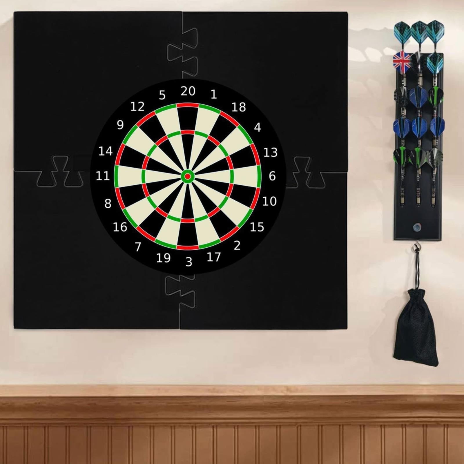 Clearance NANDIYNZHI Dartboard Surround Wall Protector Board Surround Ring Universal Dartboard Wall Board Splicing Board Wall Protector Lightweight Ring Design Bk2