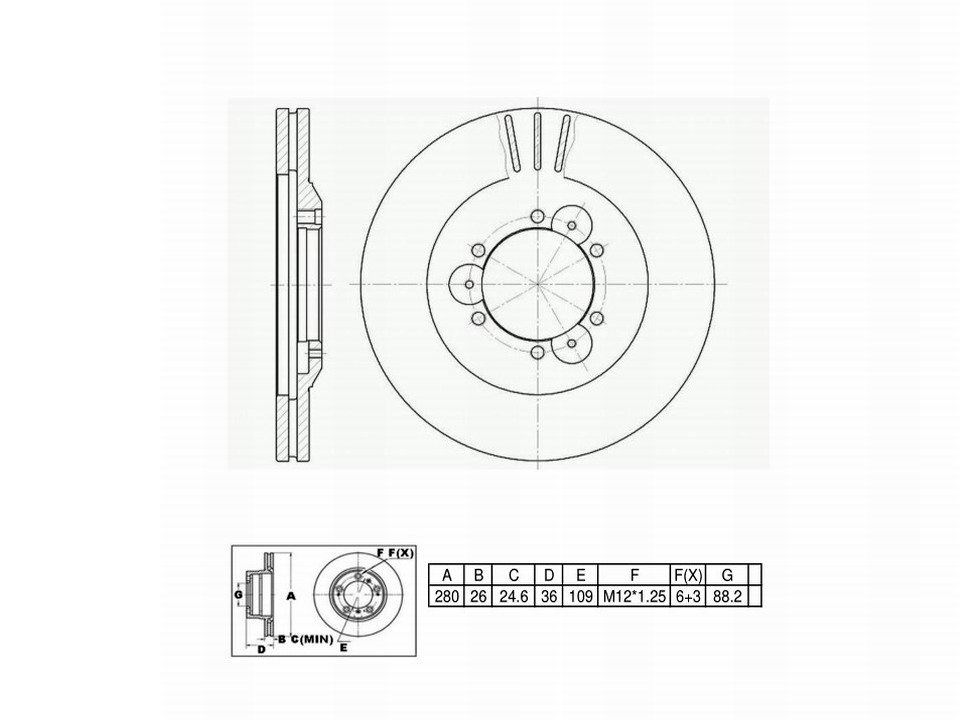 Winstop Brake Rotor, Front WS231493, Isuzu Trooper 2002-1992