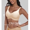thumbnail image 3 of Daystry Womens Wireless Bras No Underwire Push Up Bra Comfort Seamless Supportive Full Coverage Everyday Bras Gradient Color with Bra Extender, 3 of 12