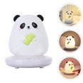 thumbnail image 1 of GOOHOCHY Rechargeable Silicone Cartoon Night Light Portable Touch Control Desk Lamp 1 Set for Nursery Room, 1 of 8