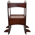thumbnail image 4 of Little Partners Enfants Apprentissage Tour Tabouret Réglable, Cerise Noire, 4 of 5