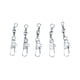 thumbnail image 4 of Conector de pesca, 100 x rodamiento de bolas de barril de latón conector de rodamiento giratorio de pesca de grado profesional, 4 of 8