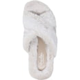 thumbnail image 3 of Charles by Charles David Zealous Women's Faux Fur Criss Cross Open Toe Slippers, 3 of 3