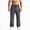 A145-Dark Gray, variant on Men's Casual Pants Drawstring Elastic Waist Chino Pants Straight Leg Slacks Cotton Twill Trousers with Pockets,twill chino pants Dark Gray S