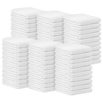 Avalon Towels Terry Bar Mop Towels (Value Pack of 60) Size 14"x17" – Absorbent and Durable, Multipurpose Towels, Cotton Cleaning Rags, Kitchen Towels, Restaurant Towels, Reusable Shop Rags (White)