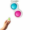 thumbnail image 1 of Simple Dimple Fidget Toy Silicone Bubbles Flipping Board Toy, Sensory Squeeze Toys Stress Relief Hand Toy, Dimple Fidget Toy for Concentration Training, Brain Development Toy for Kids Adults, 1 of 7